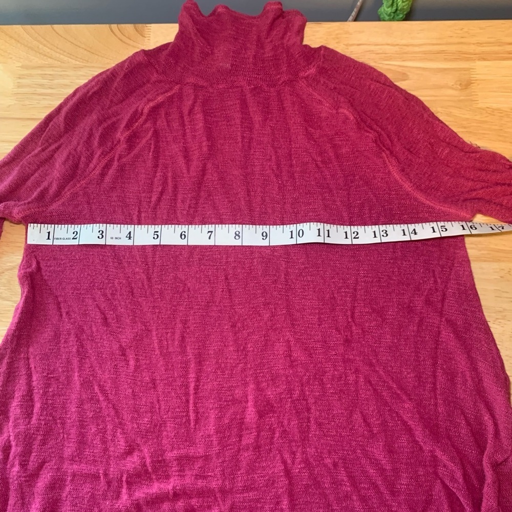 Free People Pink Long Sleeve Layering Shirt Size Small - Picture 8 of 11